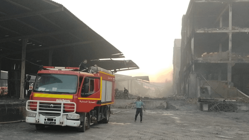 Sfax: L'incendie dans une usine de plastique maîtrisé