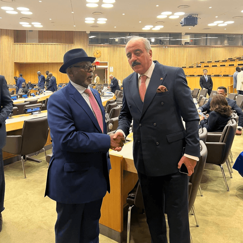 Mohamed Ali Nafti rencontre son homologue camerounais à New York