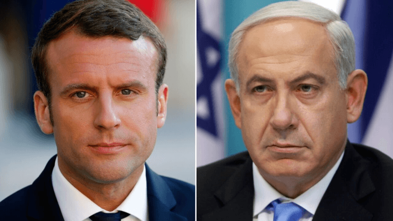 Netanyahu: ''Honte à Macron...''