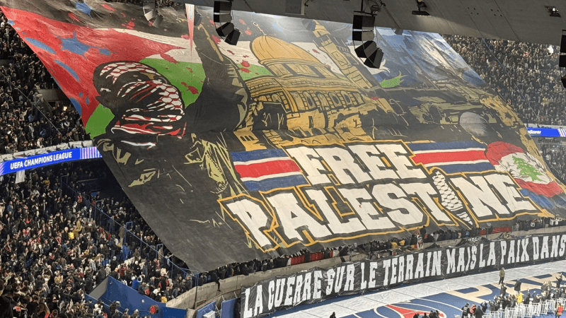 Le PSG se désolidarise de la banderole ''Free Palestine''