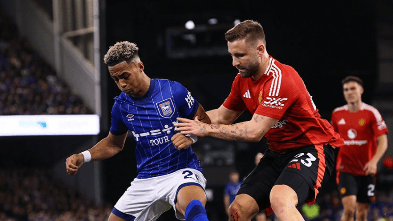 Premier League: Manchester United piétine à Ipswich