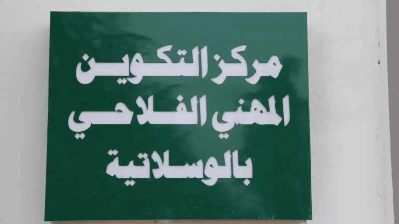 وزير الفلاحة يتفقد مركز التكوين المهني الفلاحي في الوسلاتية