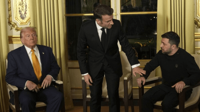 Première rencontre Zelensky - Trump à Paris