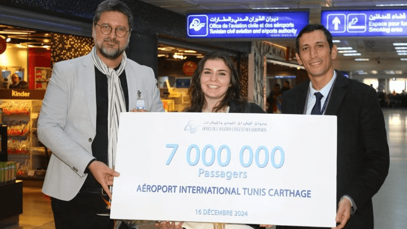 Aéroport Tunis - Carthage: Sept millions de passagers en 2024...