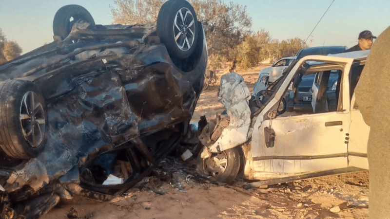 Zarzis: un mort et 4 blessés dans un accident de la route