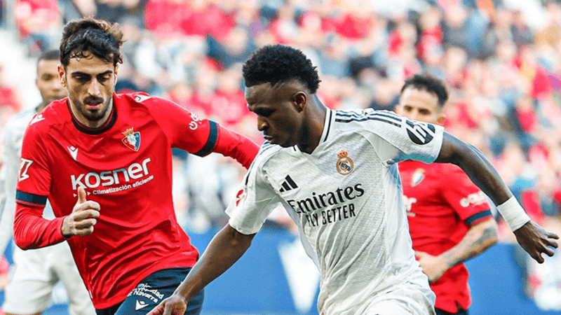 Liga: Le Real Madrid cale à Osasuna...