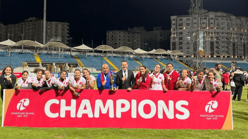 Rugby: Les Tunisiennes, quadruples championnes arabes