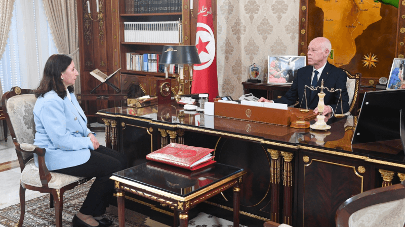 Saïed s’entretient avec la cheffe du gouvernement