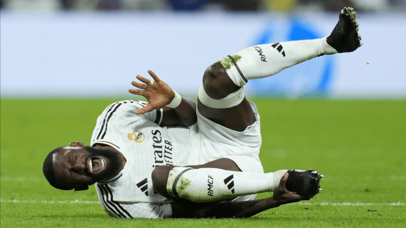 Real Madrid: Antonio Rüdiger opéré...