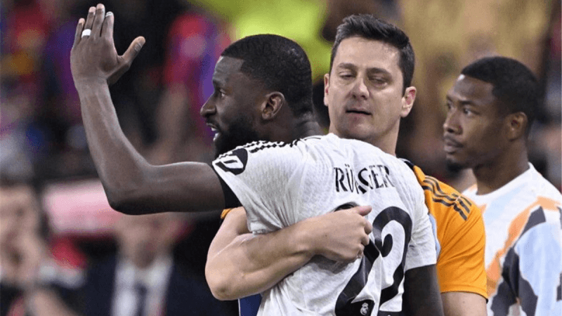 Rüdiger suspendu six matchs