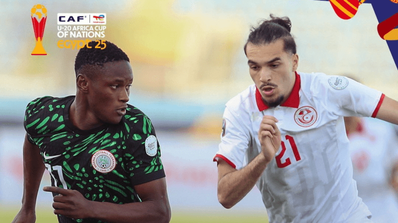 CAN U20: La Tunisie s'incline face au Nigeria