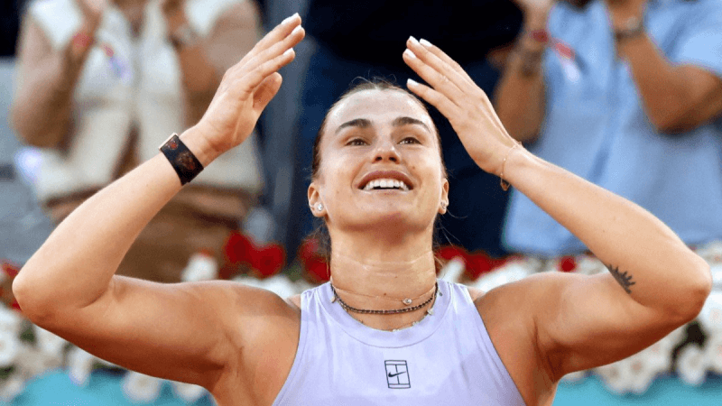Tournoi de Madrid: Troisième sacre de Sabalenka...