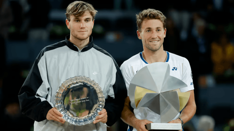 Classement ATP: Draper dans le top 5... Ruud, 7ème