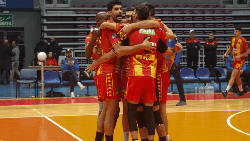 Volleyball : L'EST rejoint l'ESS en finale de la coupe de Tunisie