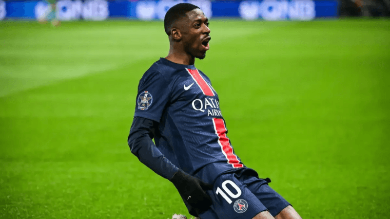 Ligue des champions: Dembélé dans le groupe du PSG contre Arsenal
