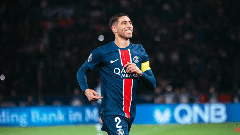 Ligue 1: Achraf Hakimi joueur africain de l'année