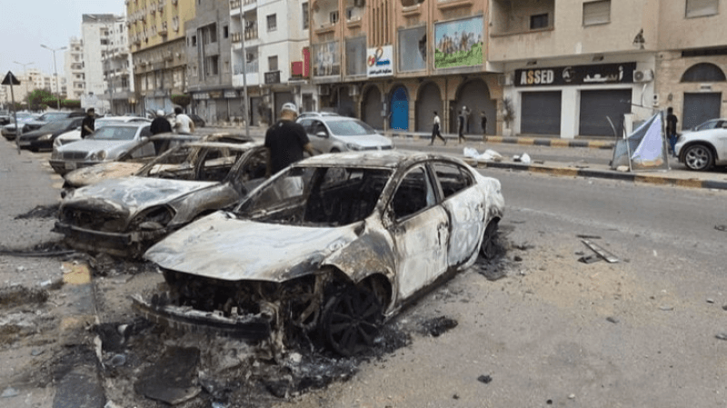 عودة الهدوء للعاصمة الليبية بعد أيام من الاشتباكات العنيفة