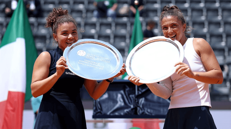 Masters 1000 de Rome: Jasmine Paolini sacrée aussi en double