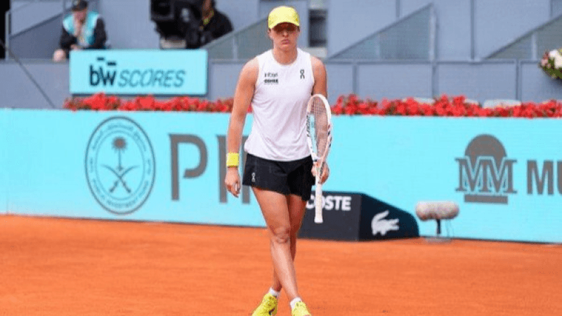 WTA : Swiatek dégringole avant Roland-Garros
