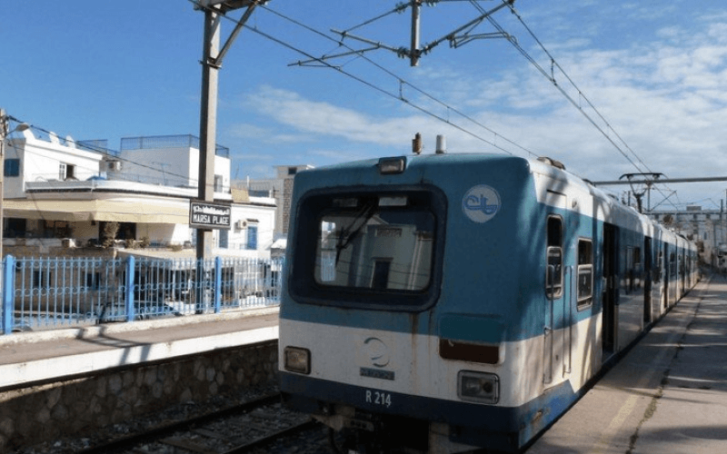 Interruption du trafic ferroviaire entre la Marsa et Kheireddine