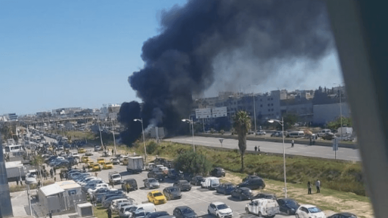 اندلاع حريق بحافلة في الشرقية.. شركة نقل تونس توضّح