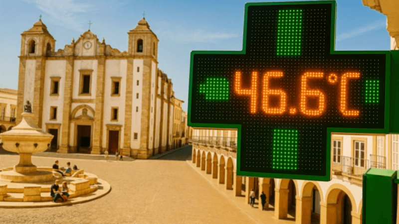 Portugal: Record de température à 46,6°C