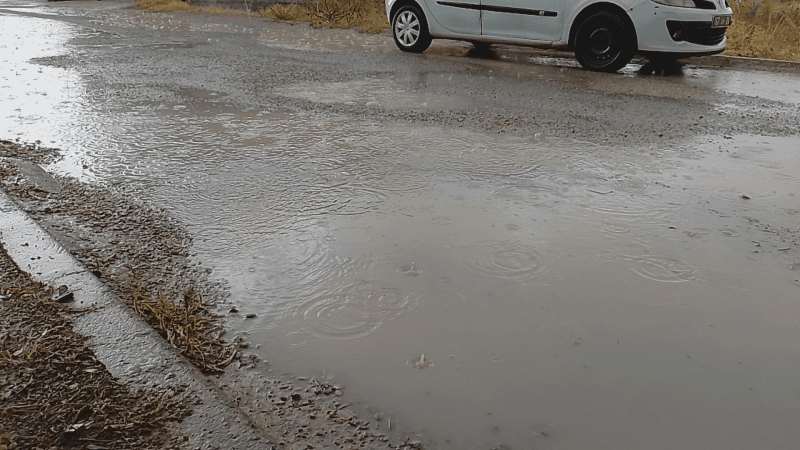 تهاطل كميات كبيرة من الأمطار على مدينة جندوبة