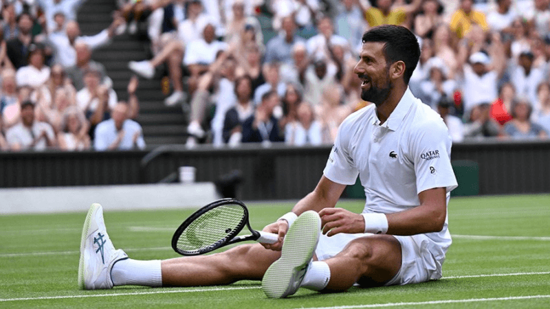 Wimbledon: Djokovic à la puissance 100...
