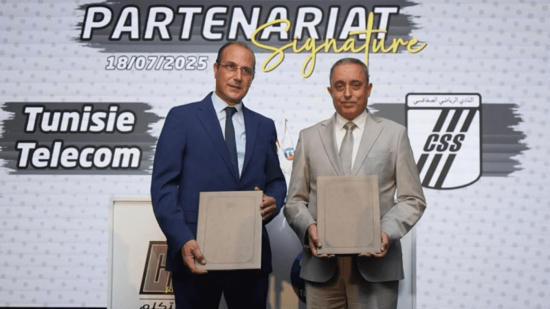 اتصالات تونس والنادي الصفاقسي يعززان شراكتهما لثلاث سنوات إضافية
