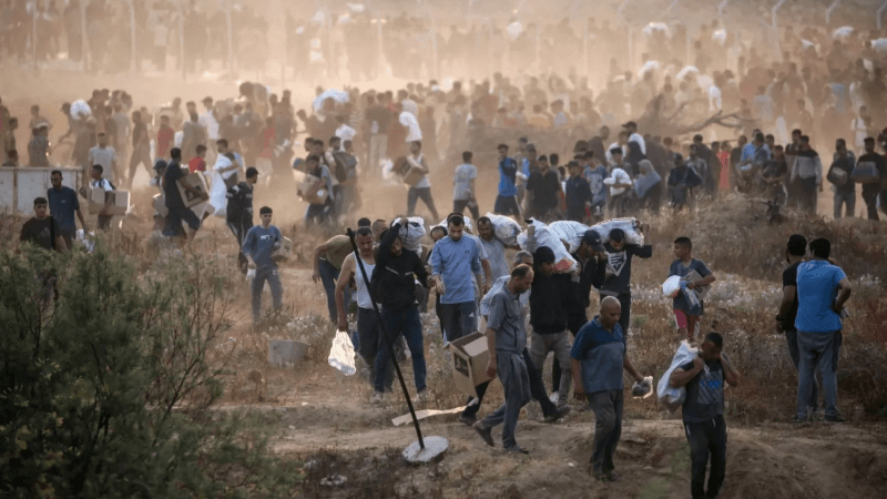 استشهاد 29 فلسطينيا من طالبي المساعدات بنيران الإحتلال