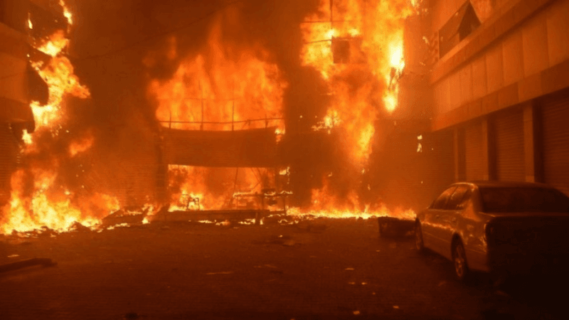 Zaghouan: Violent incendie dans une usine de friperie