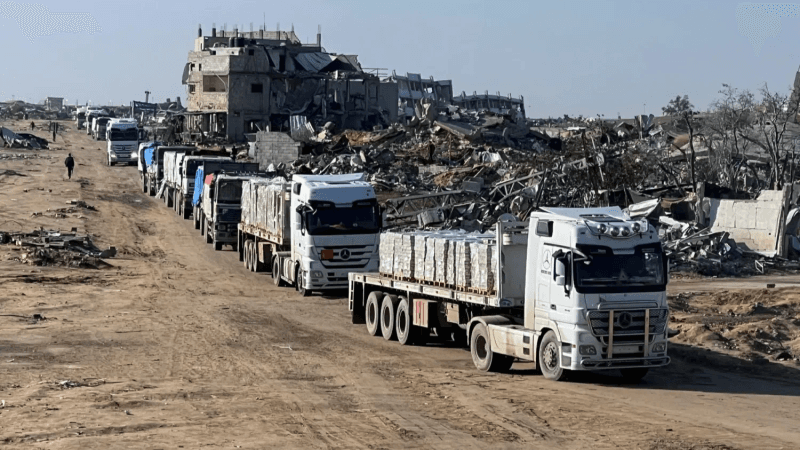 مصر تعلن دخول 117 شاحنة مساعدات إلى غزة