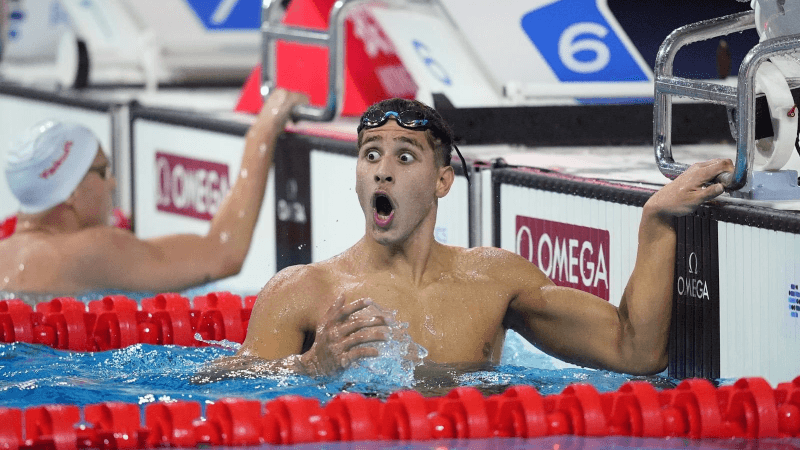 Mondiaux - Natation: Encore de l'Or pour Ahmed Jaouadi