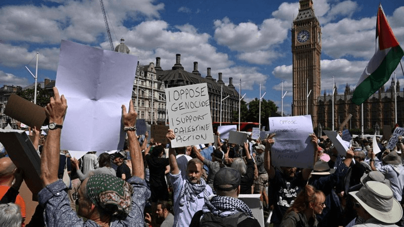 Londres: 365 manifestants pro-palestiniens arrêtés