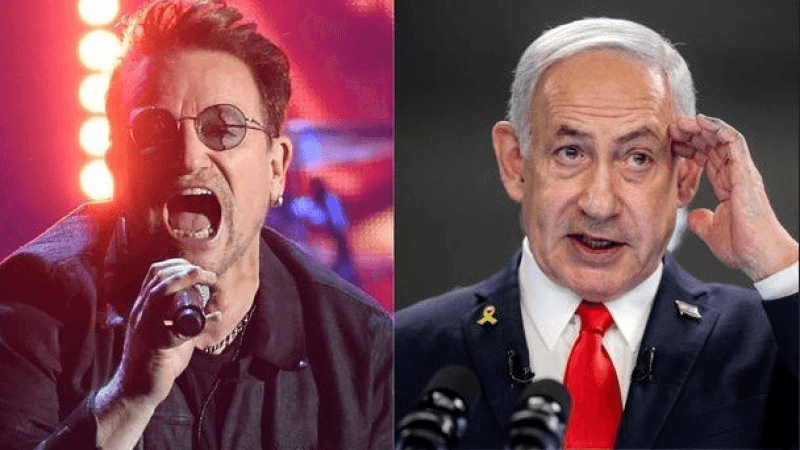 U2 dénonce les ambitions de Netanyahou à Gaza