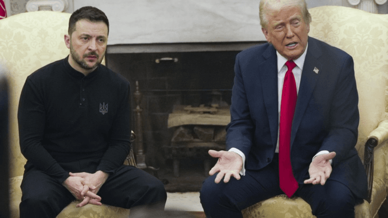 Des dirigeants européens aux côtés de Zelensky pour voir Trump