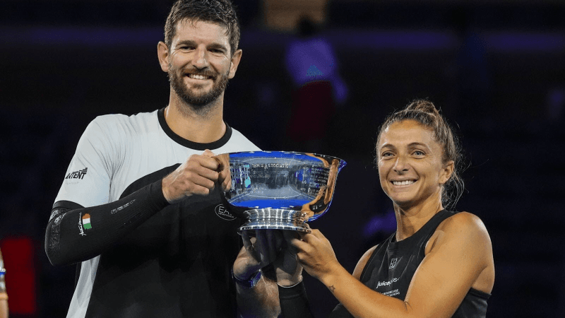 US Open: La paire Errani- Vavassori s'offre le double mixte