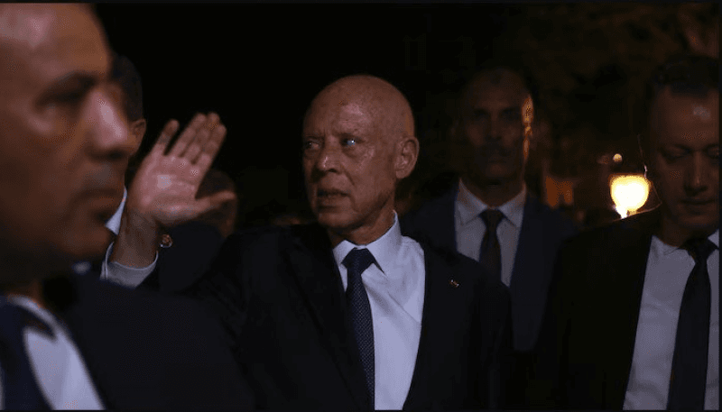 Kaïs Saïed en visite inopinée à la Goulette