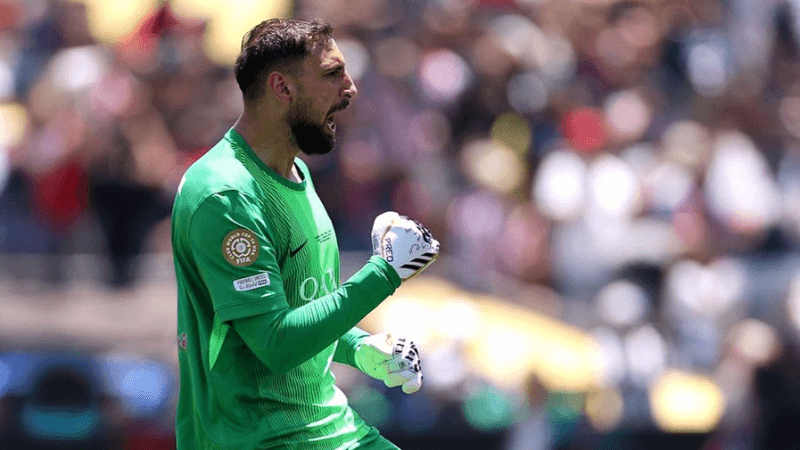 Gianluigi Donnarumma nouveau gardien de Manchester City