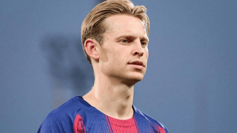 Le Barça annonce la blessure de Frenkie de Jong