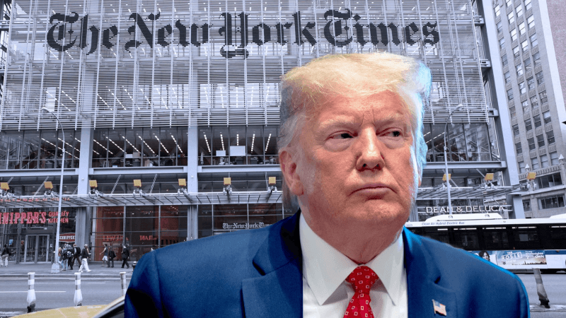 Trump porte plainte contre le New York Times pour diffamation