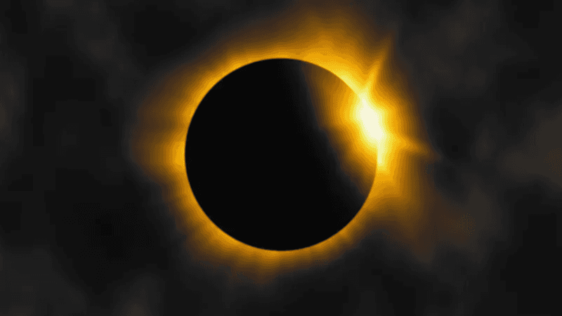 Éclipse solaire partielle, dimanche