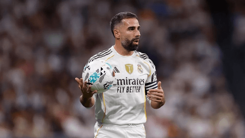 Le Real Madrid perd Dani Carvajal...