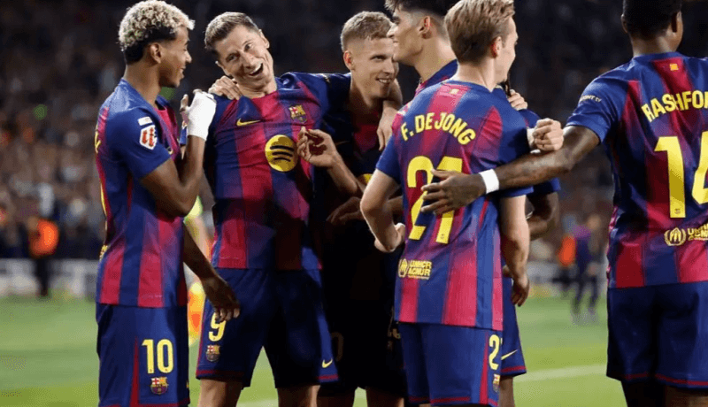 برشلونة يتصدر البطولة الإسبانية بفوزه على سوسيداد