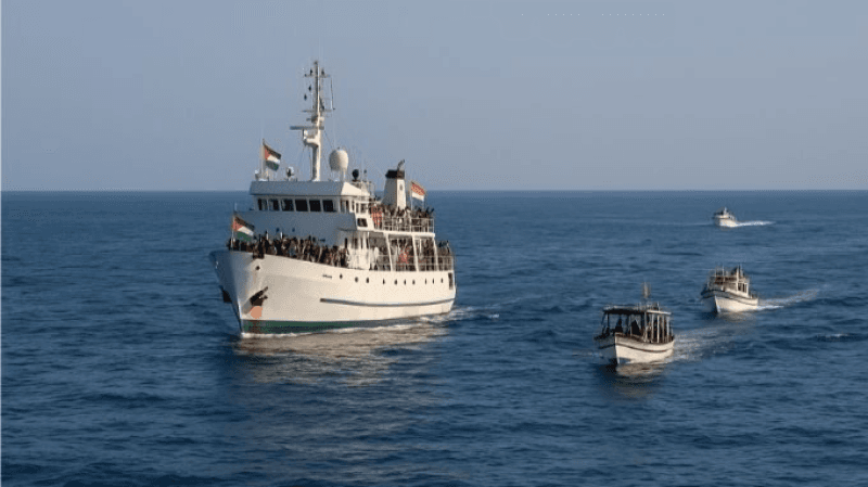 Le dernier bateau de la Flottille Soumoud intercepté