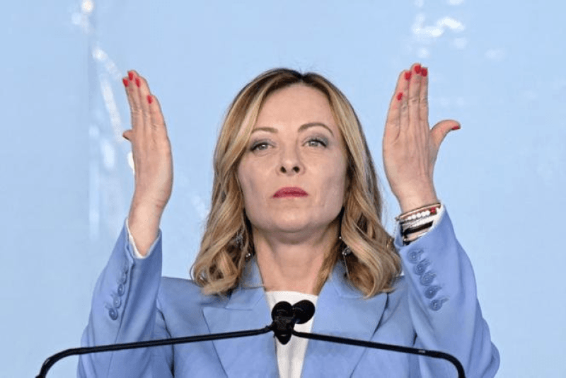 Une plainte visant Giorgia Meloni pour complicité de génocide