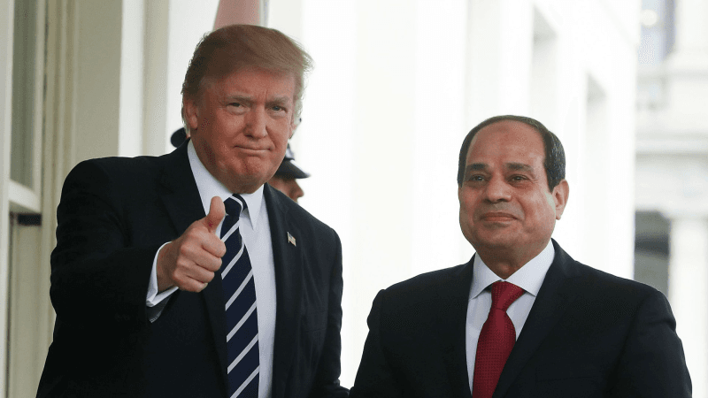 السيسي يدعو ترامب لحضور توقيع اتفاق غزة في مصر