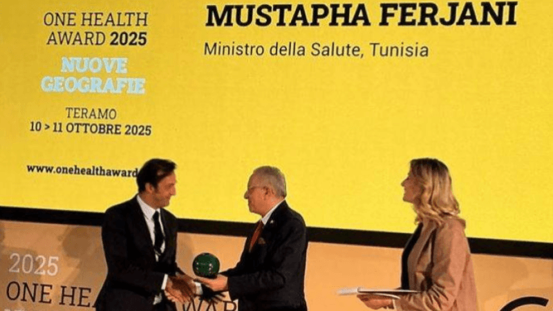 La Tunisie récompensée par le “One Health Award 2025”
