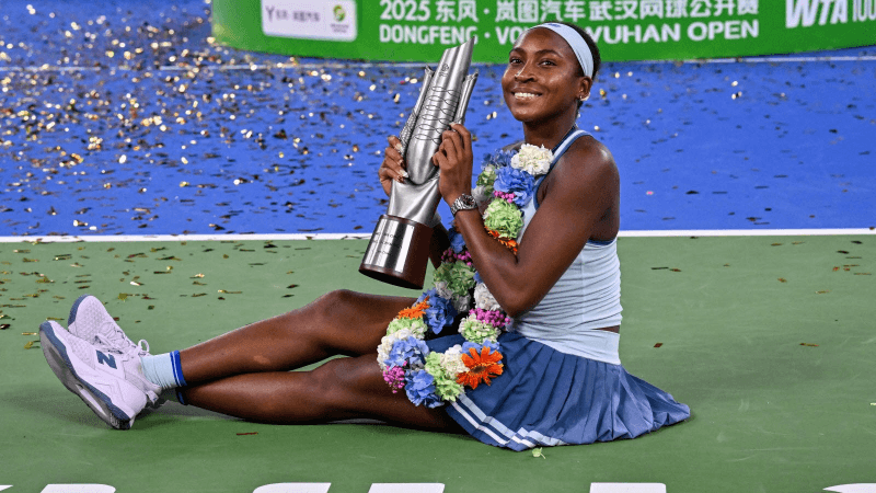 Tennis: Coco Gauff remporte le tournoi de Wuhan