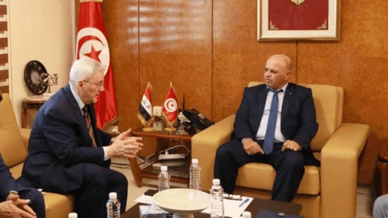 لقاء تعاون تونسي عراقي في مجال النقل